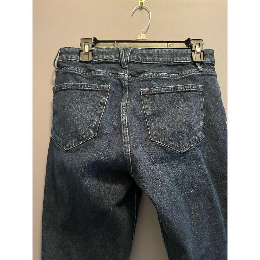Vineyard Vines Women's Cropped Jeans Size 28 Dark Blue Relaxed Fit - Picture 5 of 10